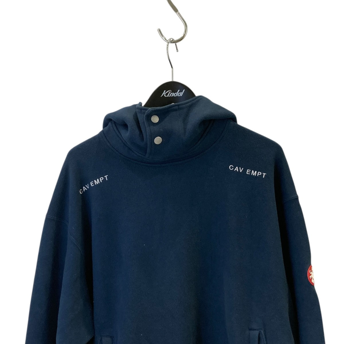 NECK SNAP DBL KNIT HOODYプルオーバーパーカーCES28CS17