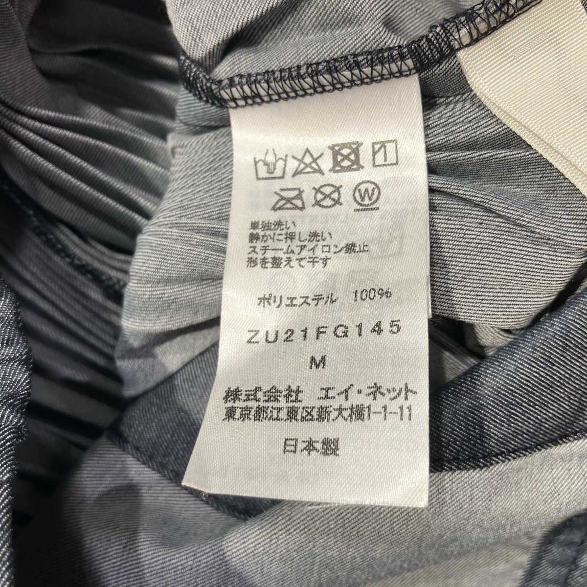 ZUCCA クリアデニムプリーツスカートZU21FG145 古着・中古-5枚目のアイテム画像