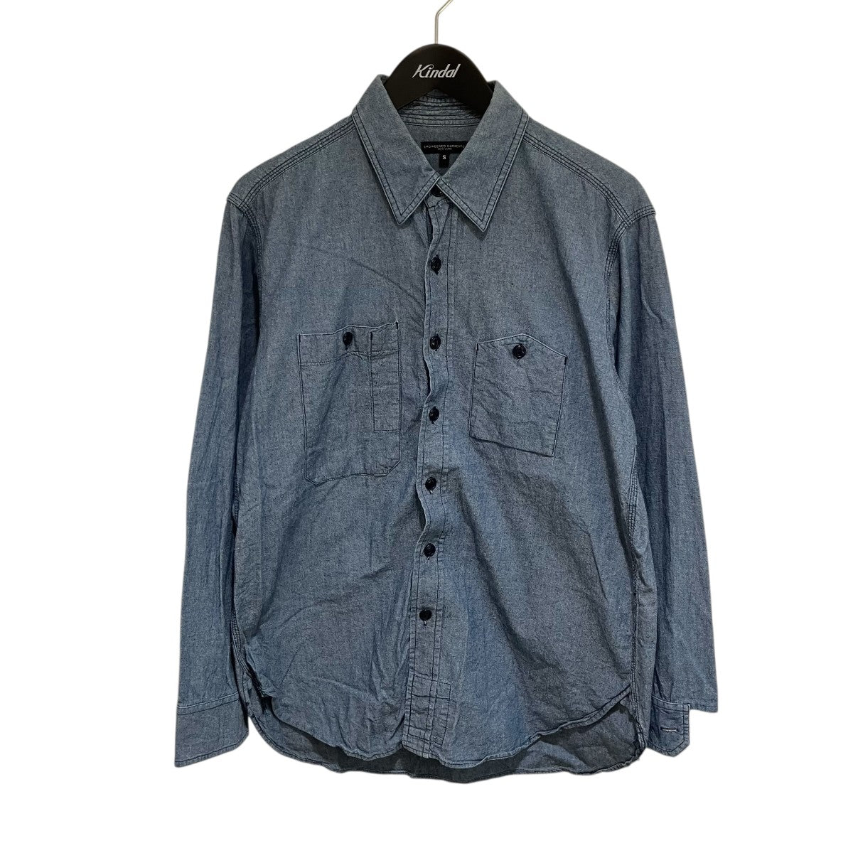Engineered Garments Work Shirt-Cotton Chambrayシャツ 古着・中古-1枚目のアイテム画像