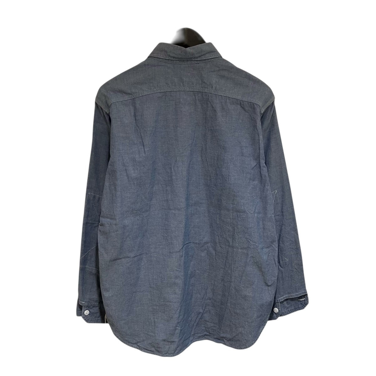 Engineered Garments Work Shirt-Cotton Chambrayシャツ 古着・中古-2枚目のアイテム画像