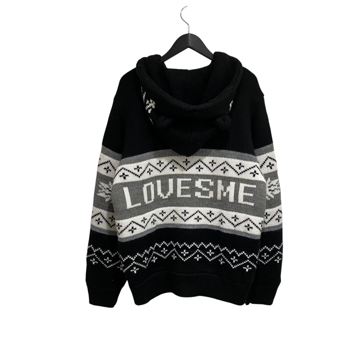 25AWLOVES ME HOODED KNIT厚手ニット