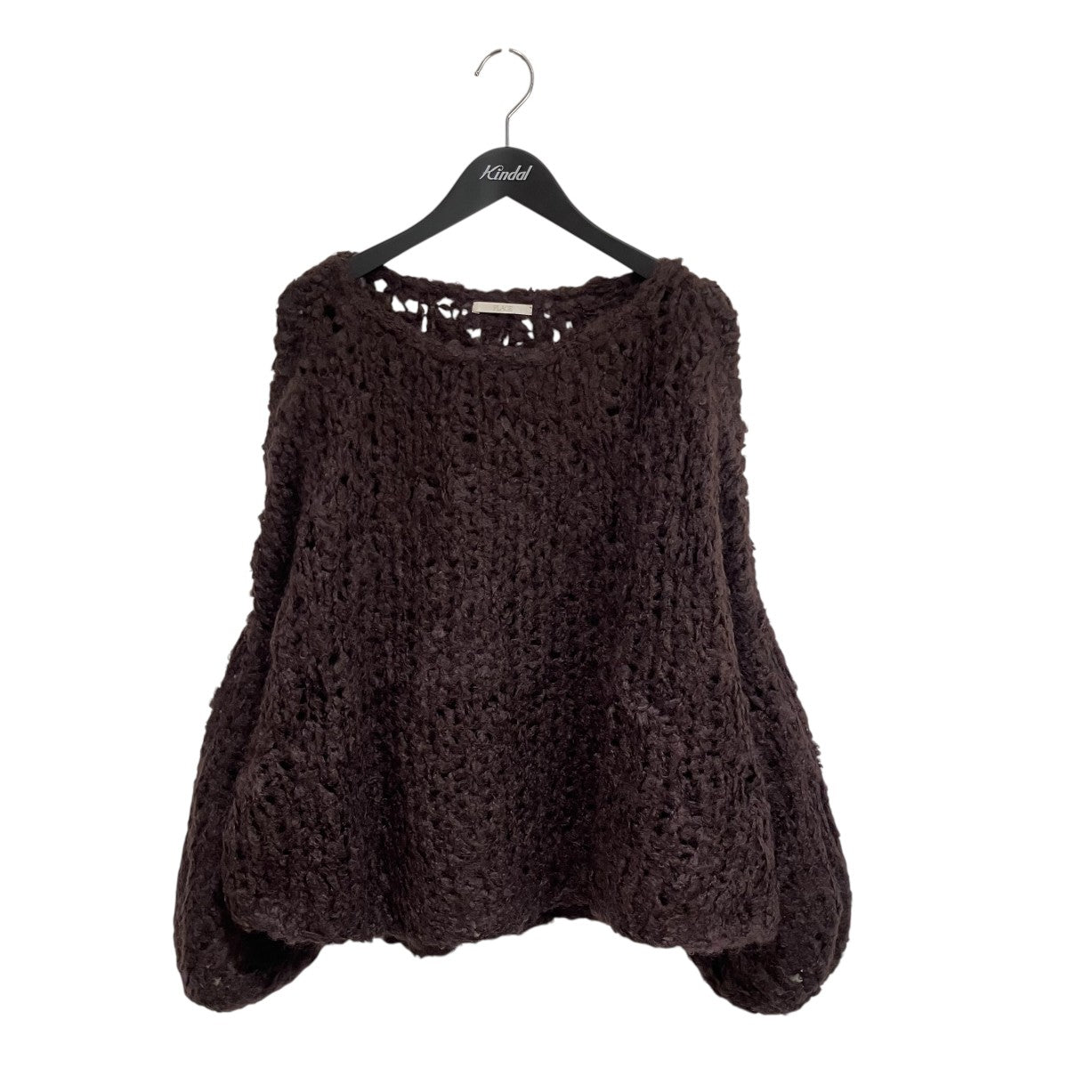 Plage 25AWHAND KNIT ジャンボタム プルオーバーニット25-080-922-5001-4-0 古着・中古-1枚目のアイテム画像