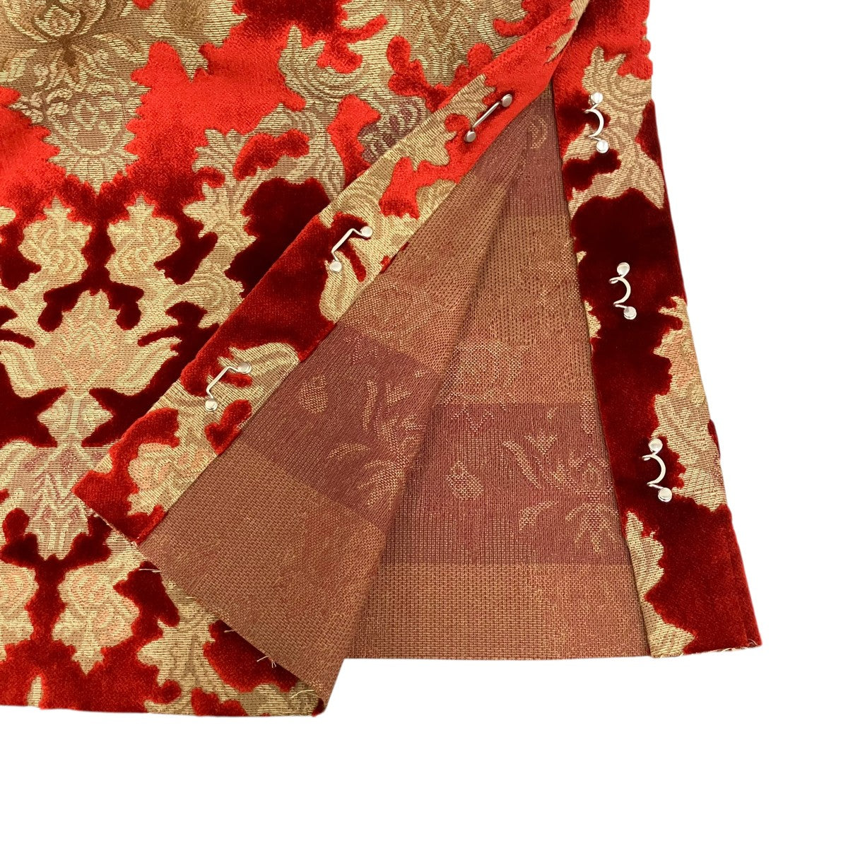 25SS コブラン柄カットオフスカート UC1E4602-2