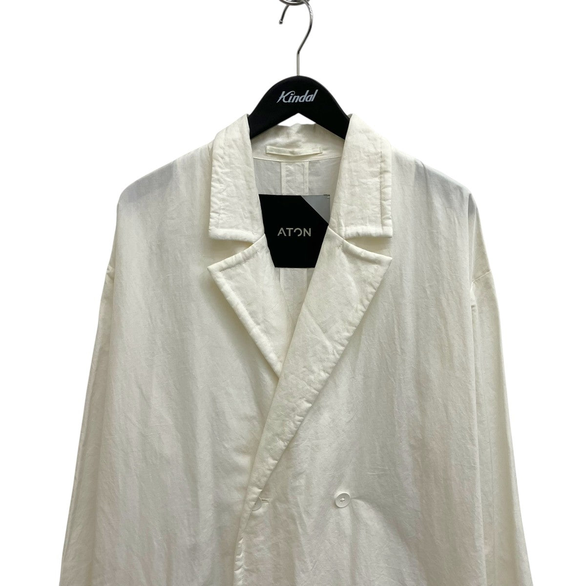 SILK LINEN SHANTUNGコートCMAGKM0207