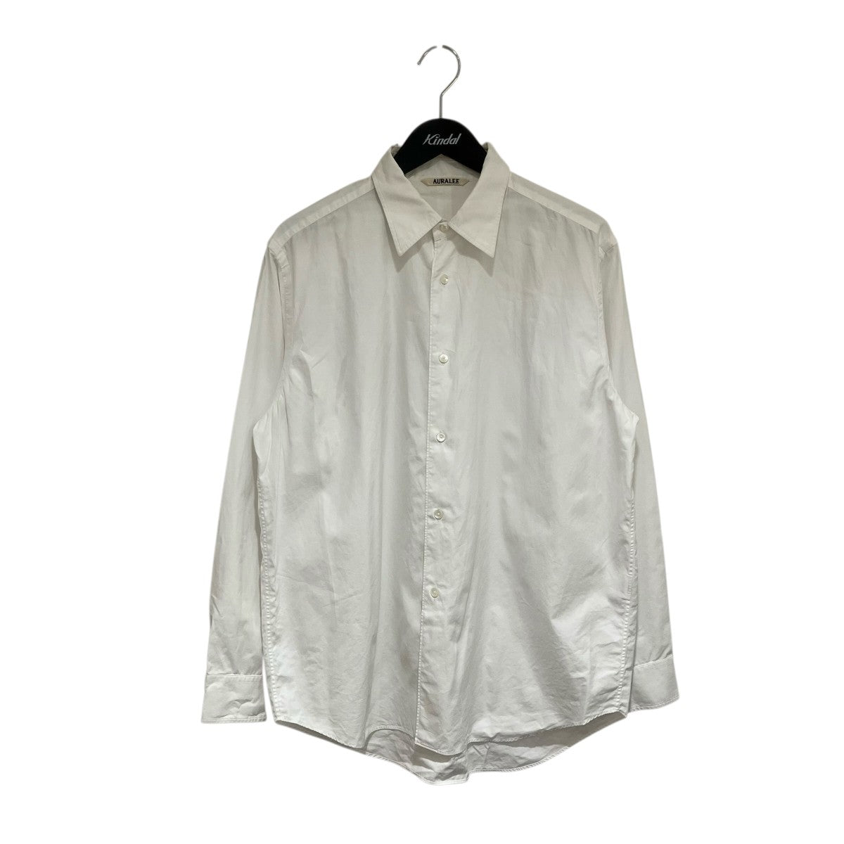 AURALEE WASHED FINX TWILL SHIRTS長袖シャツA22AS01TN 古着・中古-1枚目のアイテム画像