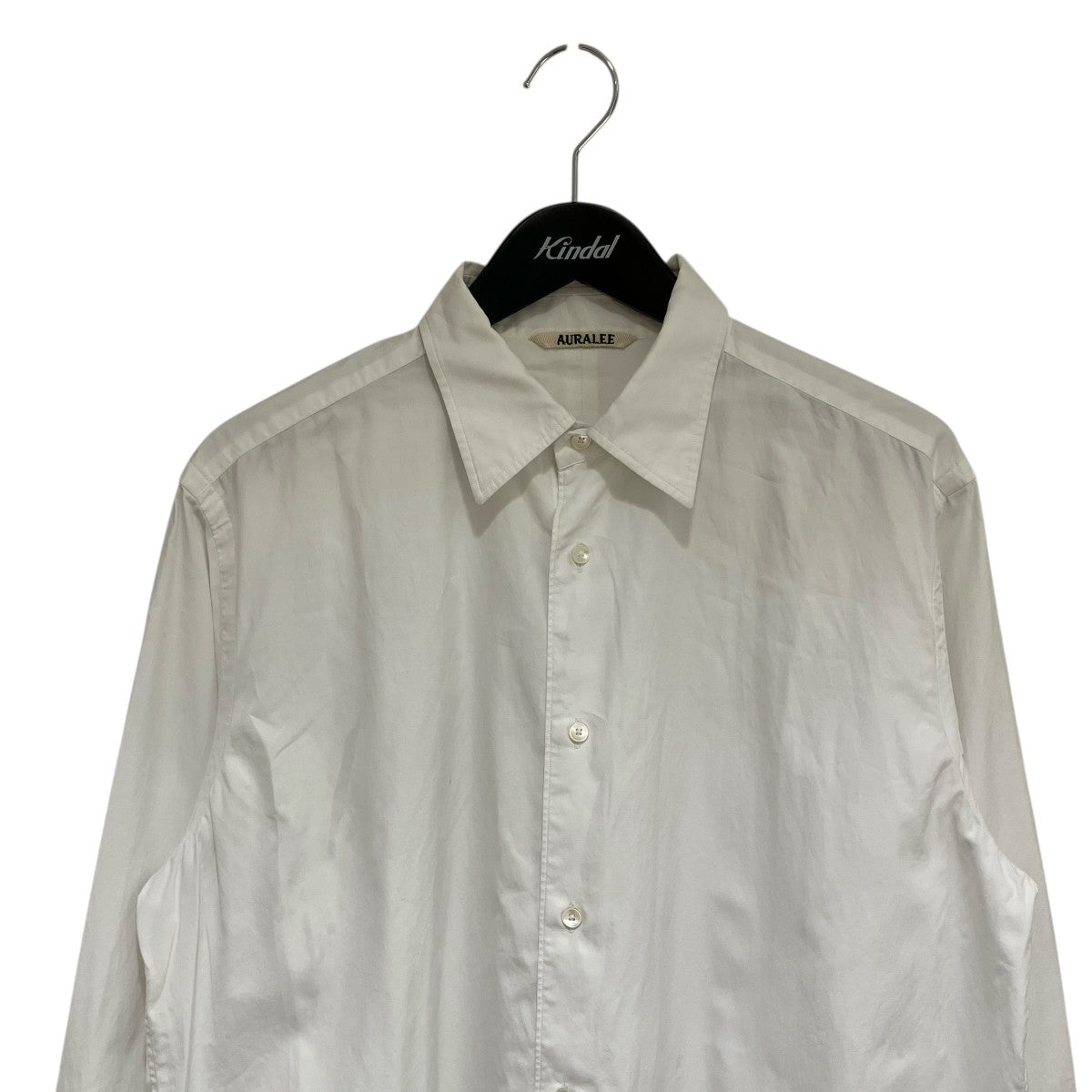 AURALEE WASHED FINX TWILL SHIRTS長袖シャツA22AS01TN 古着・中古-3枚目のアイテム画像