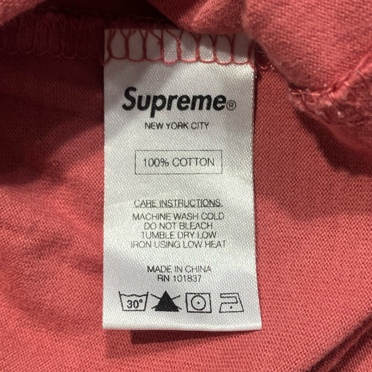 Supreme 16AW2-TONE SIEEVE LOGO L S長袖カットソー 古着・中古-9枚目のアイテム画像