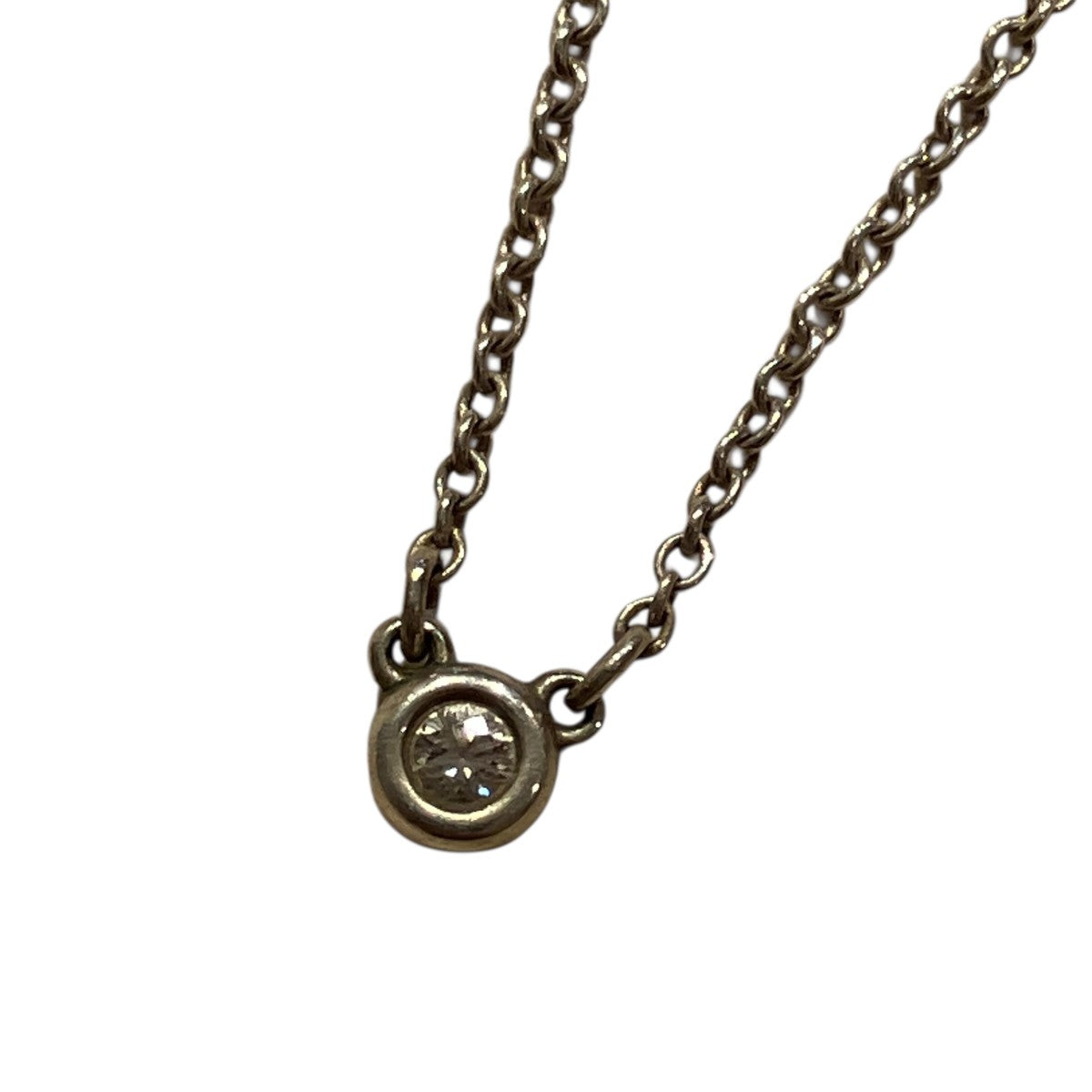 Tiffany ＆ Co． バイザヤードダイヤ1Pネックレス 古着・中古-2枚目のアイテム画像