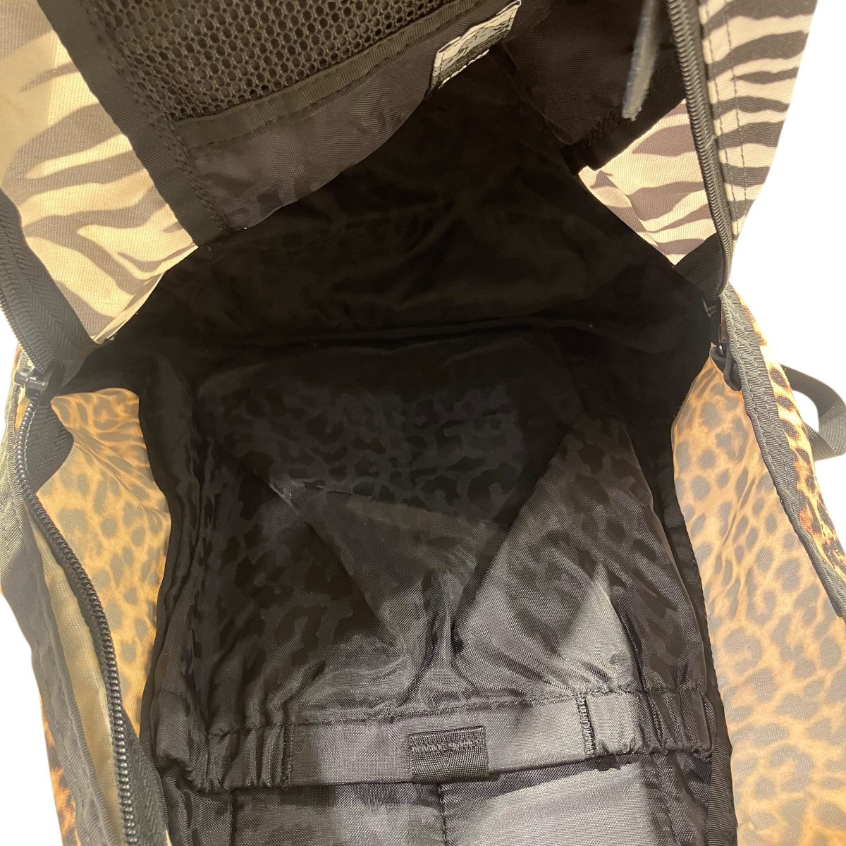 GREGORY×BEAMS ヒョウ柄ゼブラ柄バックパック 古着・中古-7枚目のアイテム画像