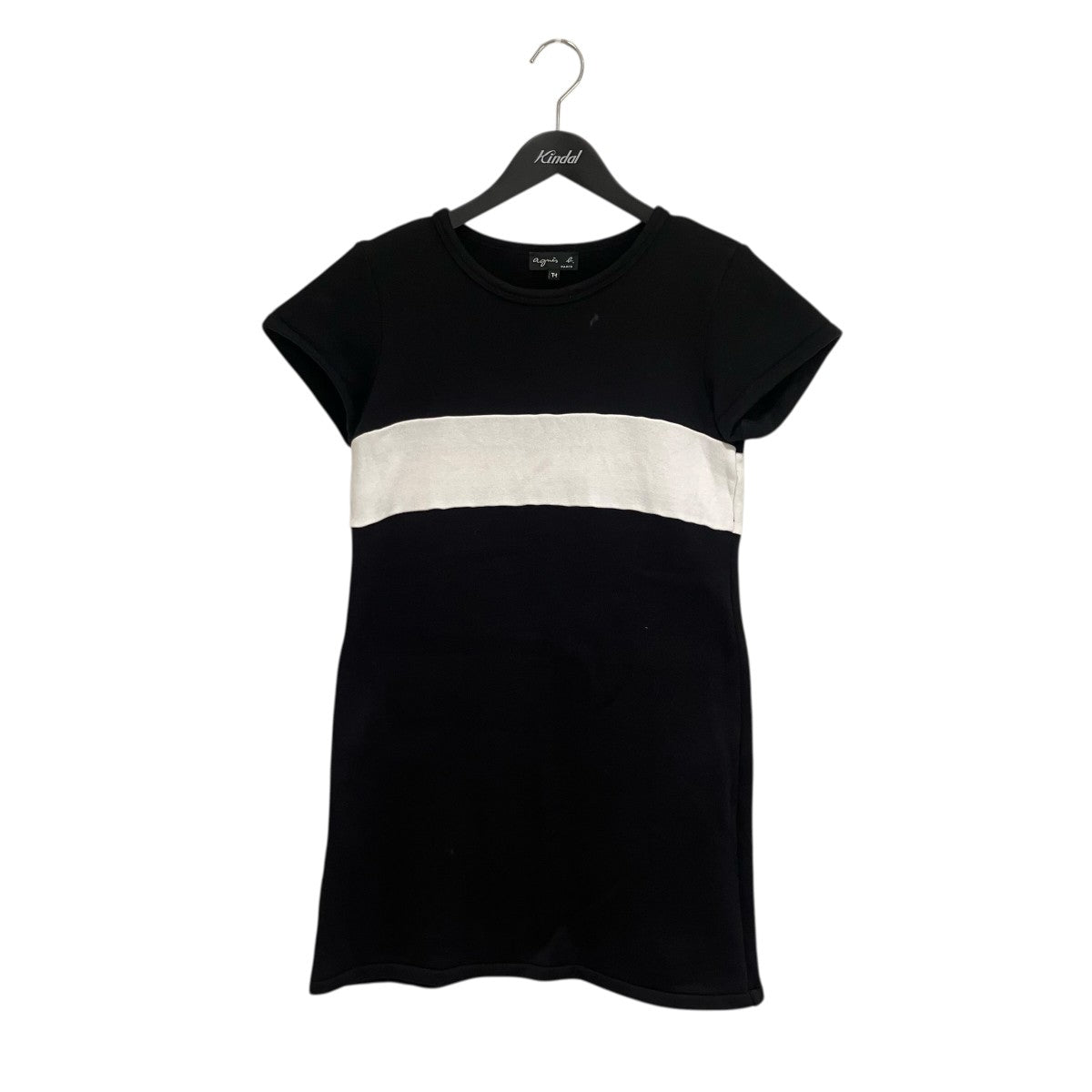 裏起毛半袖ワンピースQB75M323