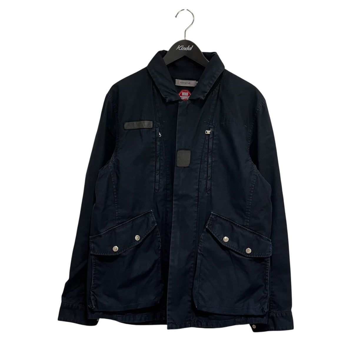 DRIVER JACKET COTTON ARMY CLOTH WITH     WINDSTOPPERR 2L OVERDYEDジャケットNN-J2513