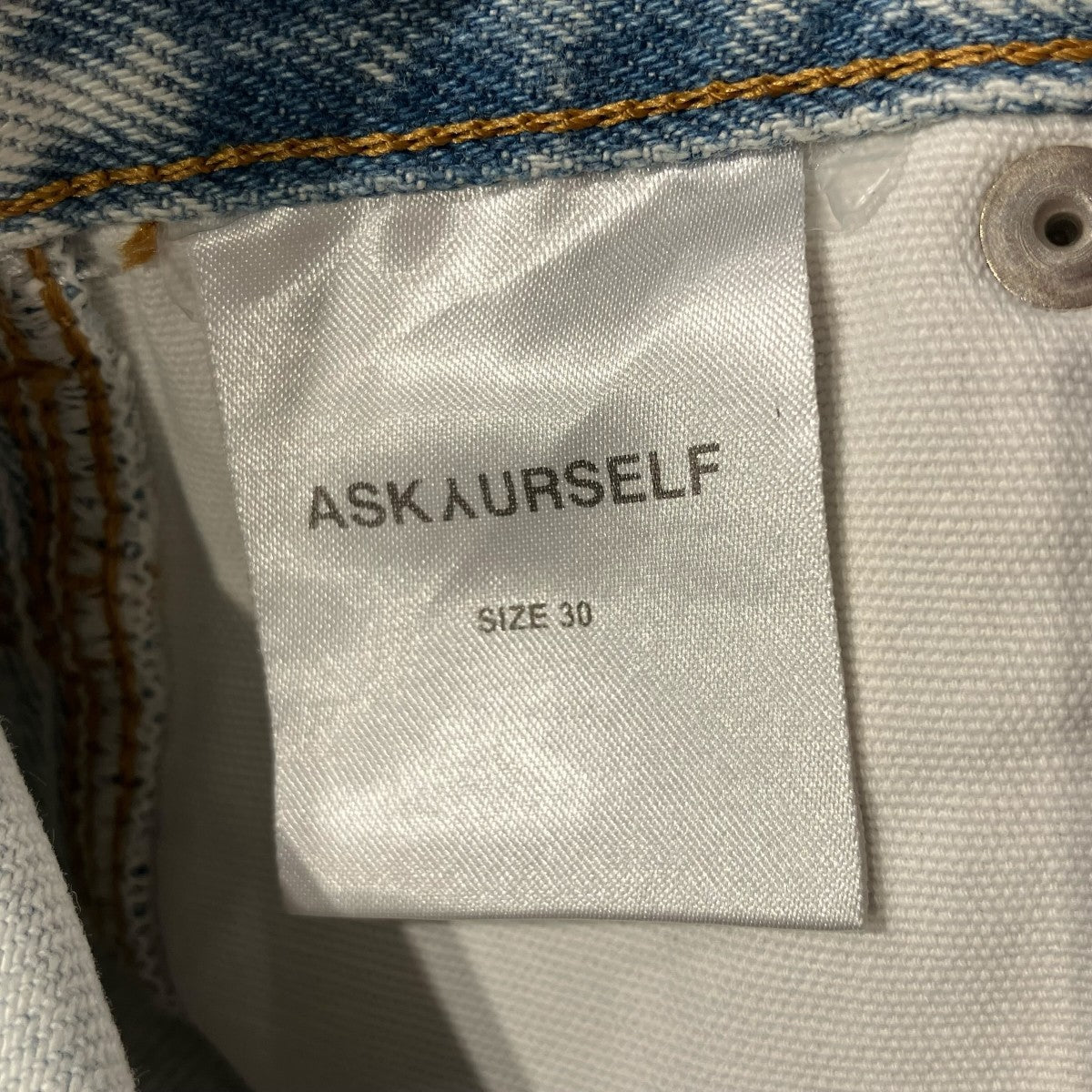 ASKYURSELF PHRASE 90S CARPENTER DENIMデニムパンツ 古着・中古-9枚目のアイテム画像