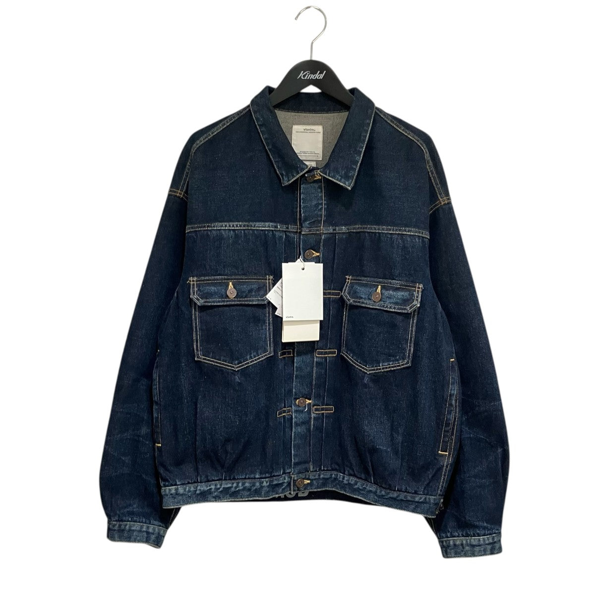 VISVIM(ビズビム) SS 101 XX JKT DMGD MUD ODデニムジャケット