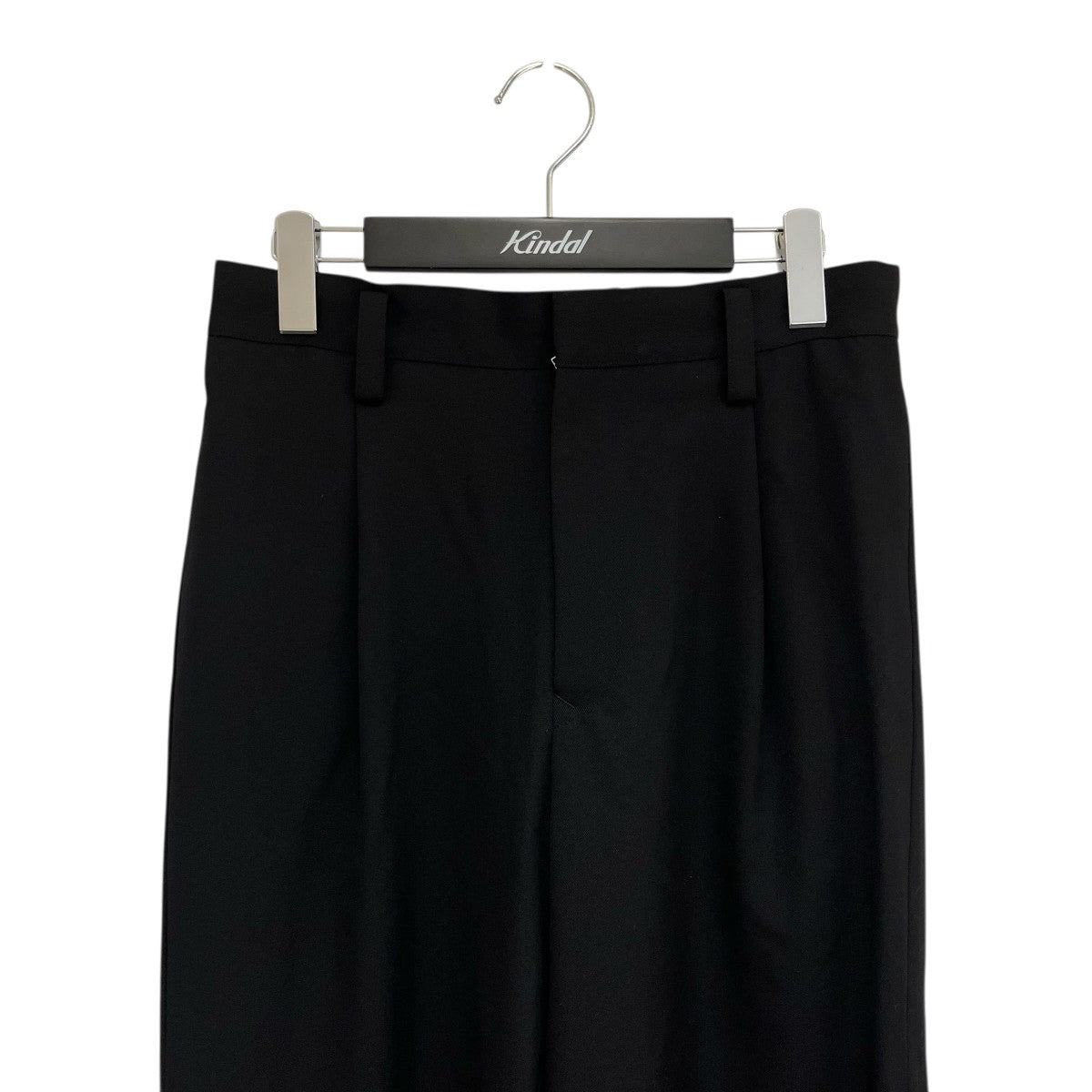 UJOH(ウジョー) 25AWBUTTON SLIT PNT - BLACKパンツM743-P51-103 M743