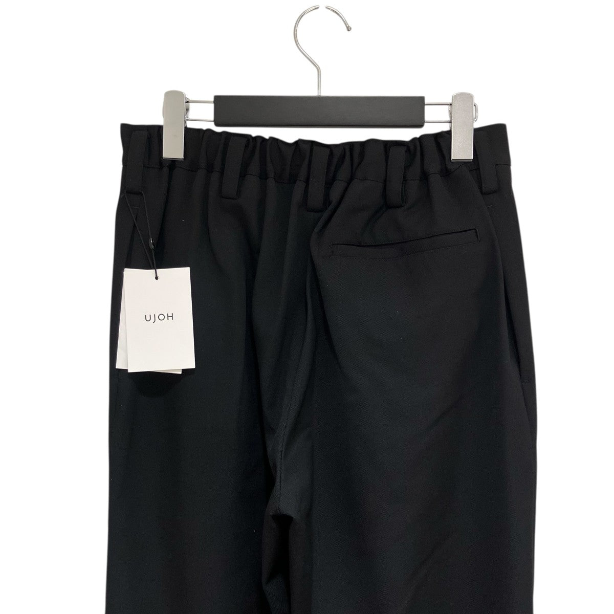 UJOH(ウジョー) 25AWBUTTON SLIT PNT - BLACKパンツM743-P51-103 M743