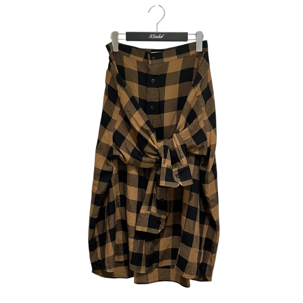 HYKE 25AWRAYON PLAID SHIRT INSPIRED SKIRTスカート252-14163 古着・中古-1枚目のアイテム画像
