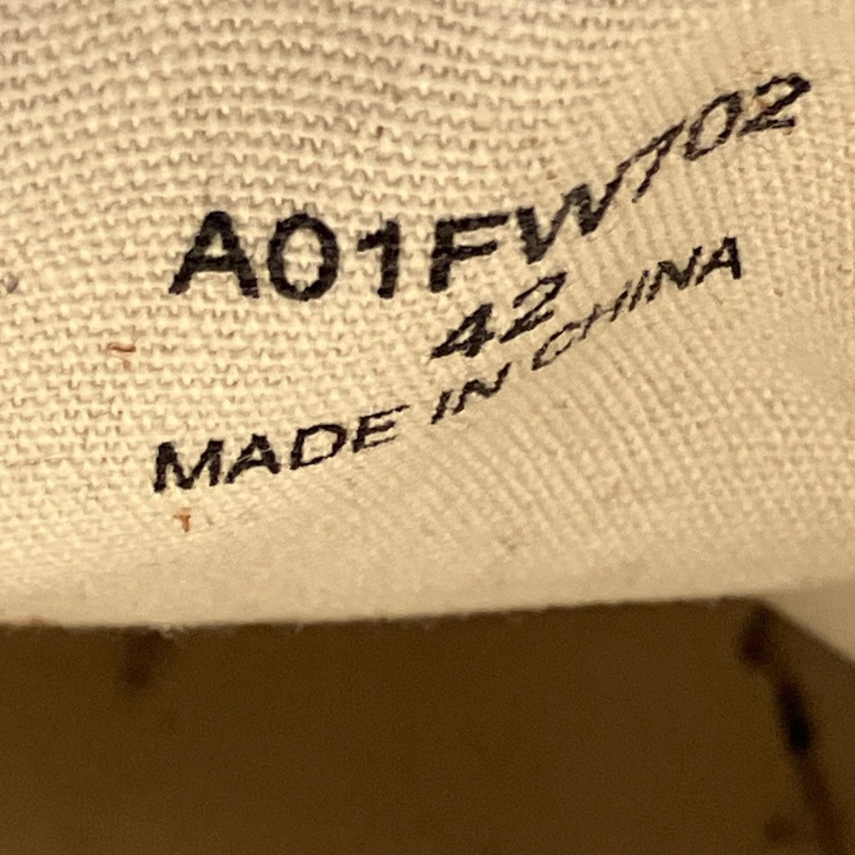 Maison MIHARA YASUHIRO PETERSON LOW CANVASスニーカーA01FW702 古着・中古-10枚目のアイテム画像