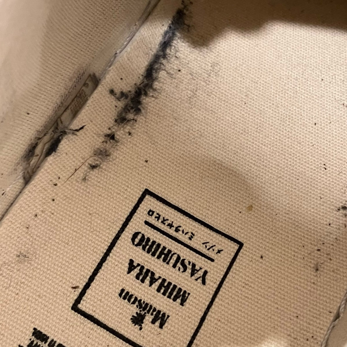 Maison MIHARA YASUHIRO PETERSON LOW CANVASスニーカーA01FW702 古着・中古-9枚目のアイテム画像