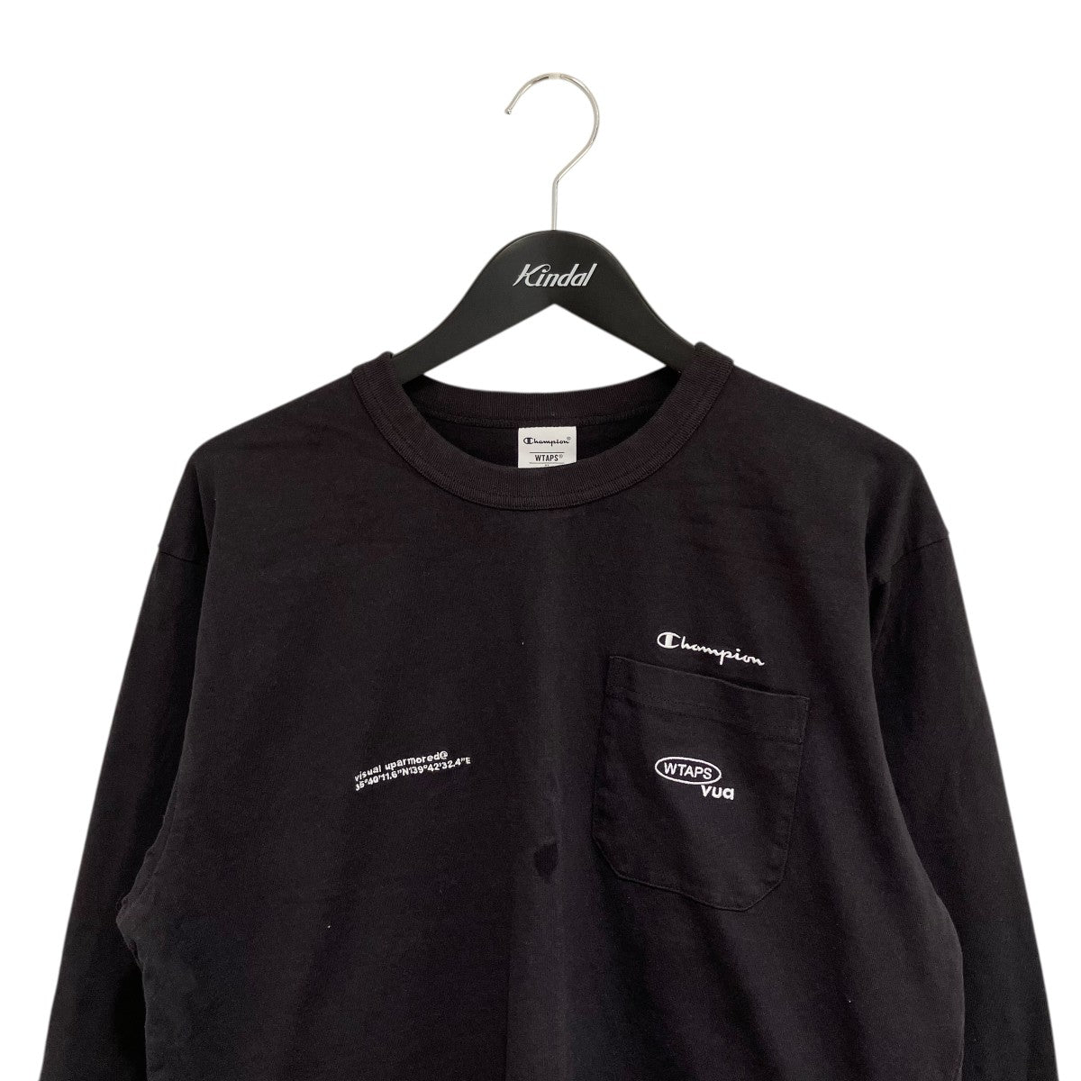 WTAPS×Champion 25AWACADEMY LS COTTON長袖Tシャツ 古着・中古-3枚目のアイテム画像