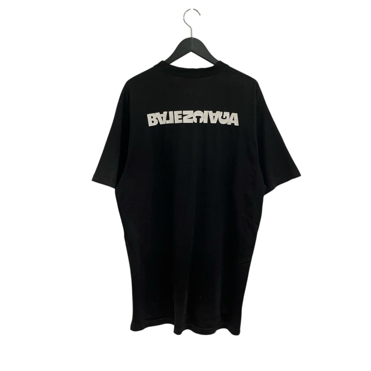 BALENCIAGA ターニングロゴオーバーサイズ半袖Tシャツ675016 古着・中古-2枚目のアイテム画像