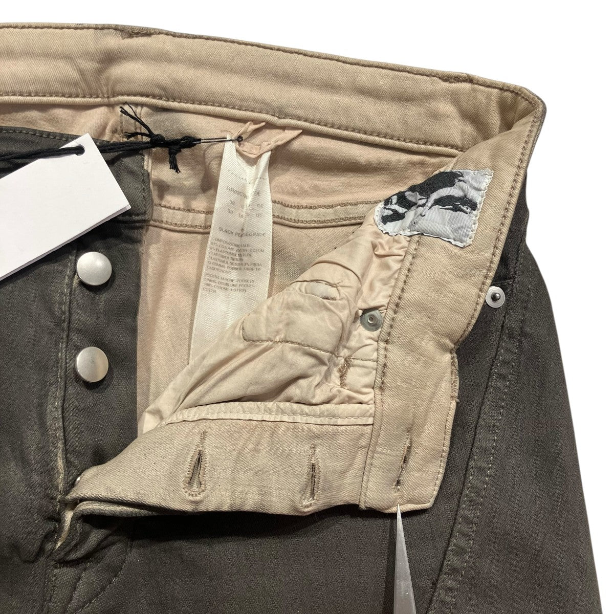 RICK OWENS 23AWBias Bootcut Gradient JeansパンツRR02C7315 古着・中古-5枚目のアイテム画像