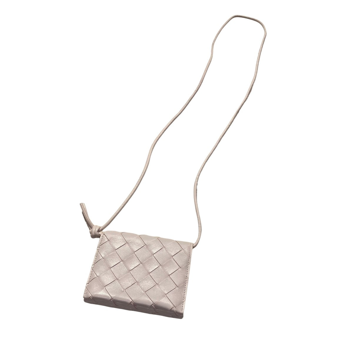 BOTTEGA VENETA イントレチャート ストラップ カードケースショルダーウォレット689527 古着・中古-1枚目のアイテム画像