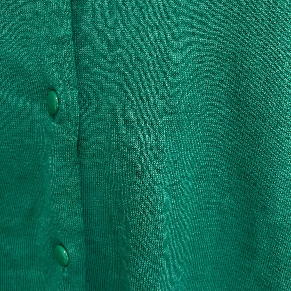 COTTON KNIT CREW-NECK CARDIGAN薄手カーディガンL2301-K004