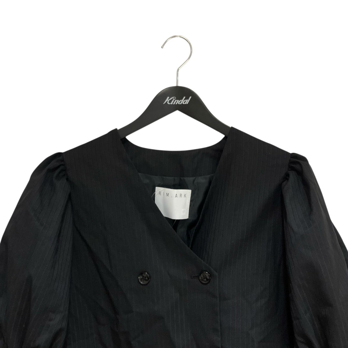 リムアーク 24SS シャツ ブラウス 長袖 F 黒 460HSS30-0010 RIM.ARK リムアーク 24AW Covered sleeves SH カバードスリーブ