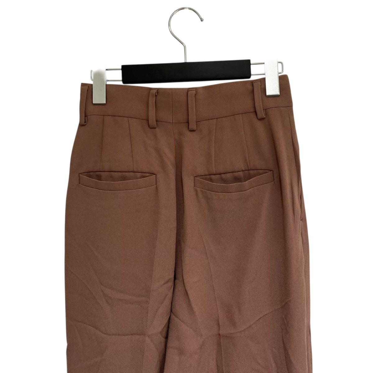 6(ROKU) BEAUTY＆YOUTH GEORGETTE TUCK PANTSスラックス8614-202-0175 古着・中古-4枚目のアイテム画像