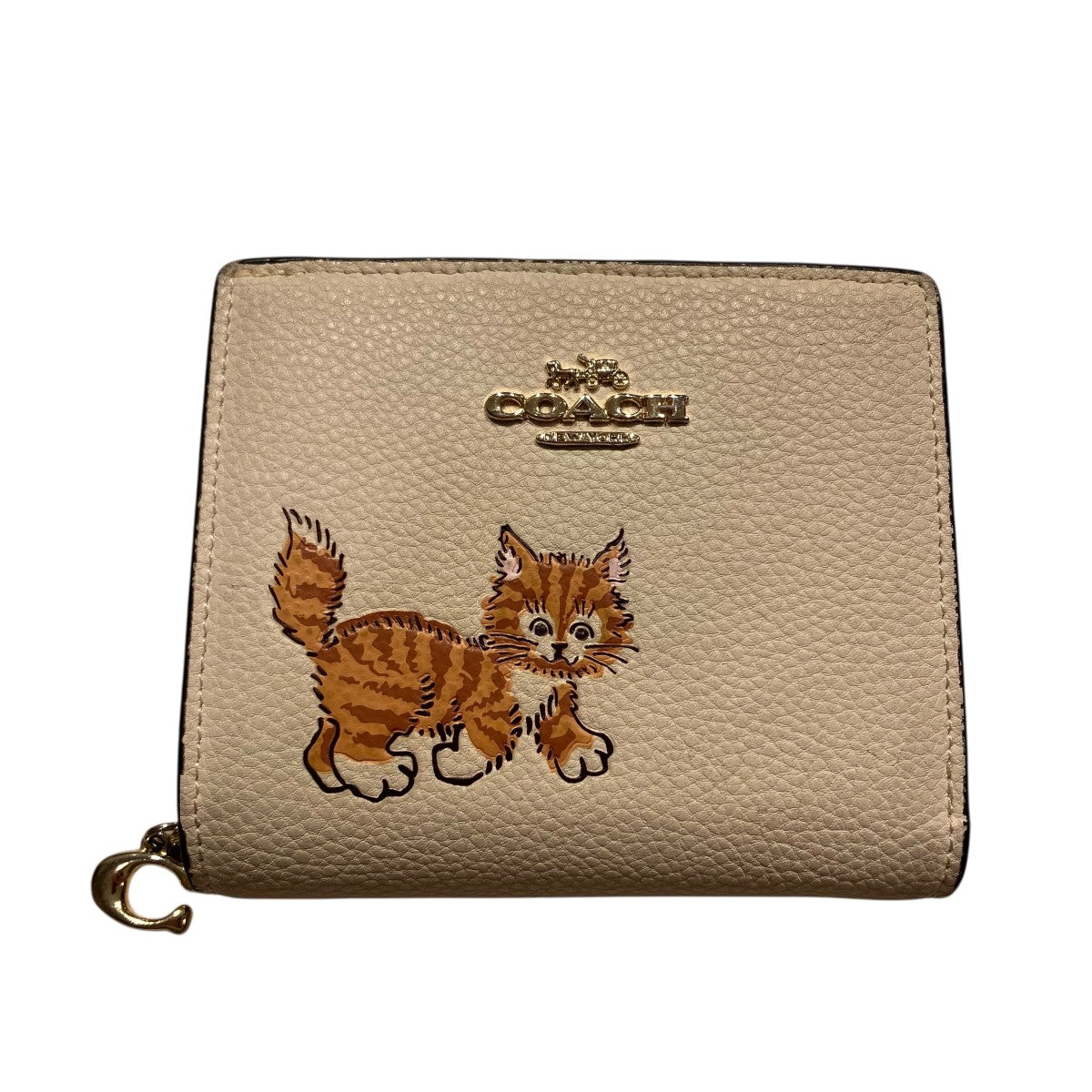 COACH(コーチ) ダンシング キトゥン キャット2つ折り財布L0989 CC472