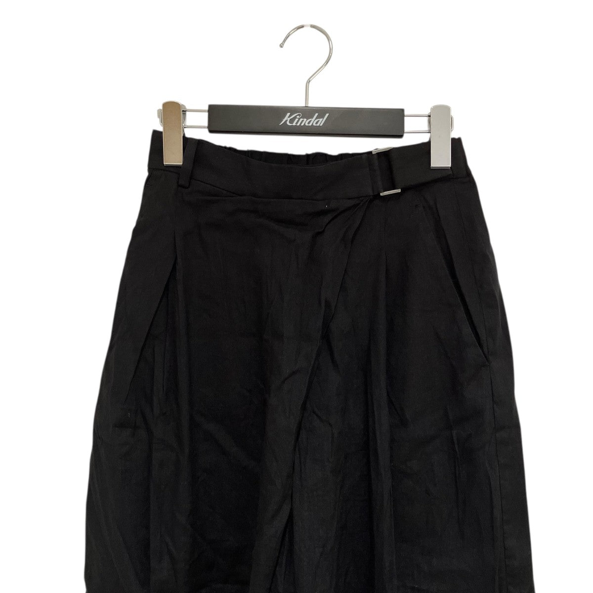 1er Arrondissement ソフトリネンラップ風ワイドクロップドパンツワイドパンツB1022AFP031 古着・中古-3枚目のアイテム画像
