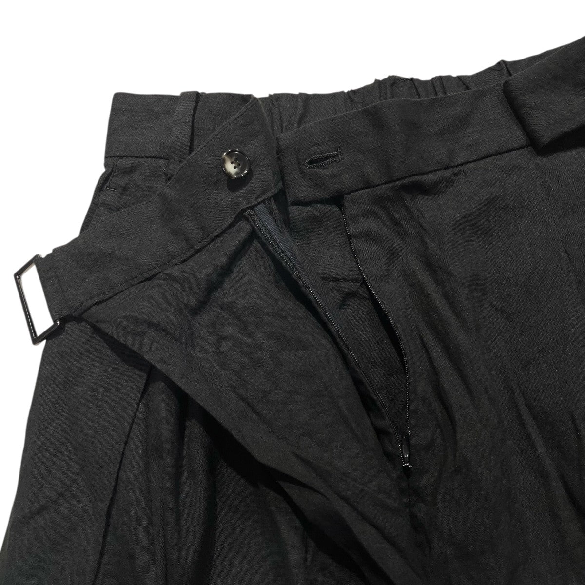1er Arrondissement ソフトリネンラップ風ワイドクロップドパンツワイドパンツB1022AFP031 古着・中古-5枚目のアイテム画像