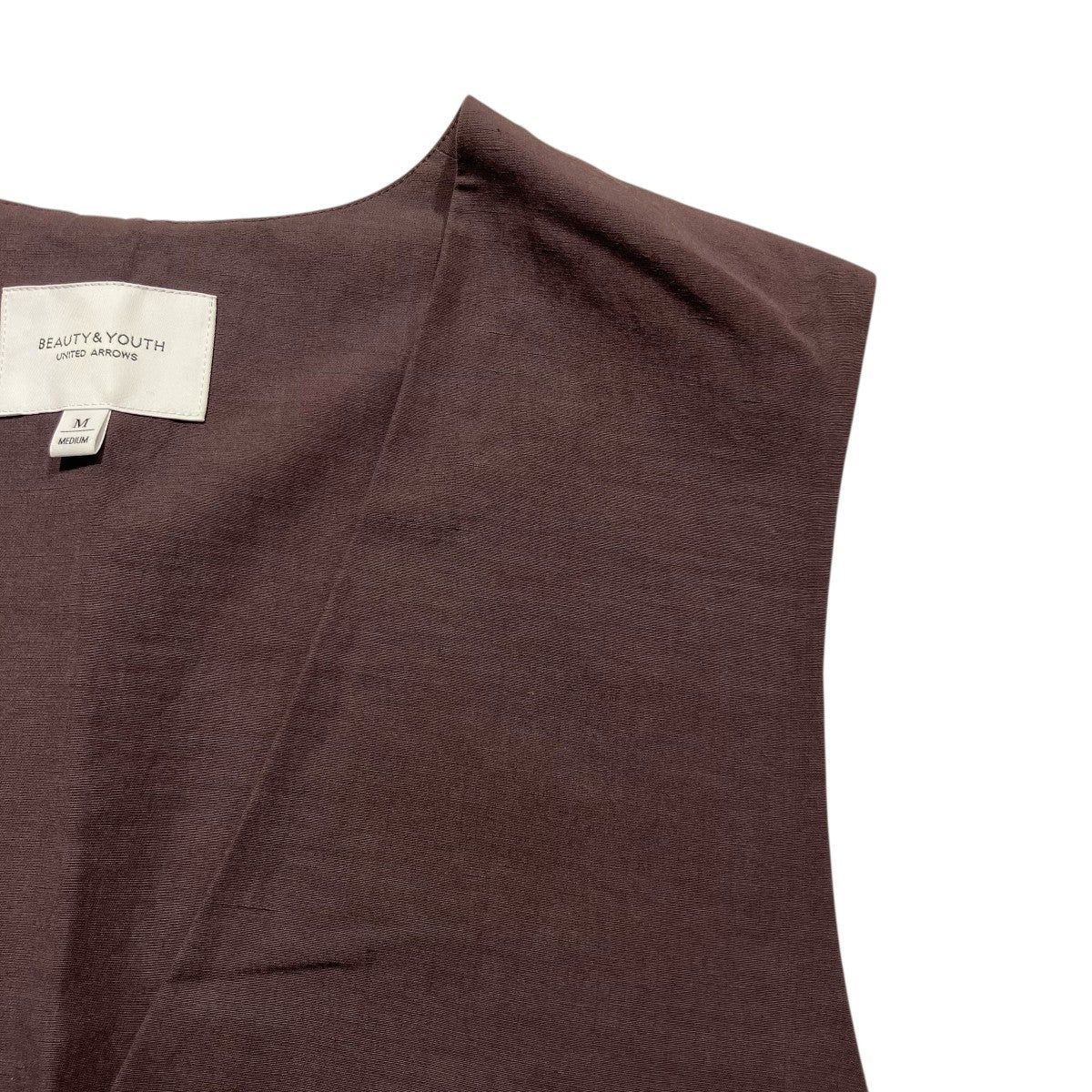 BEAUTY＆YOUTH UNITED ARROWS 麻ブレンド カラーレスジレベスト1625-139-4714 古着・中古-4枚目のアイテム画像