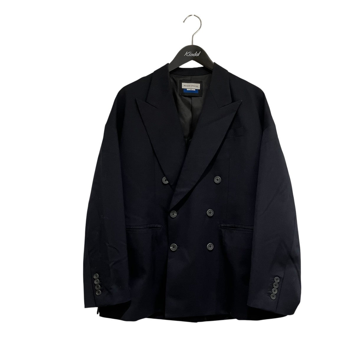 NISHIKAWA KEORI Gabardine Prime-Over Peaked Lapel Double Tailored Jacketテーラードジャケット11241111209