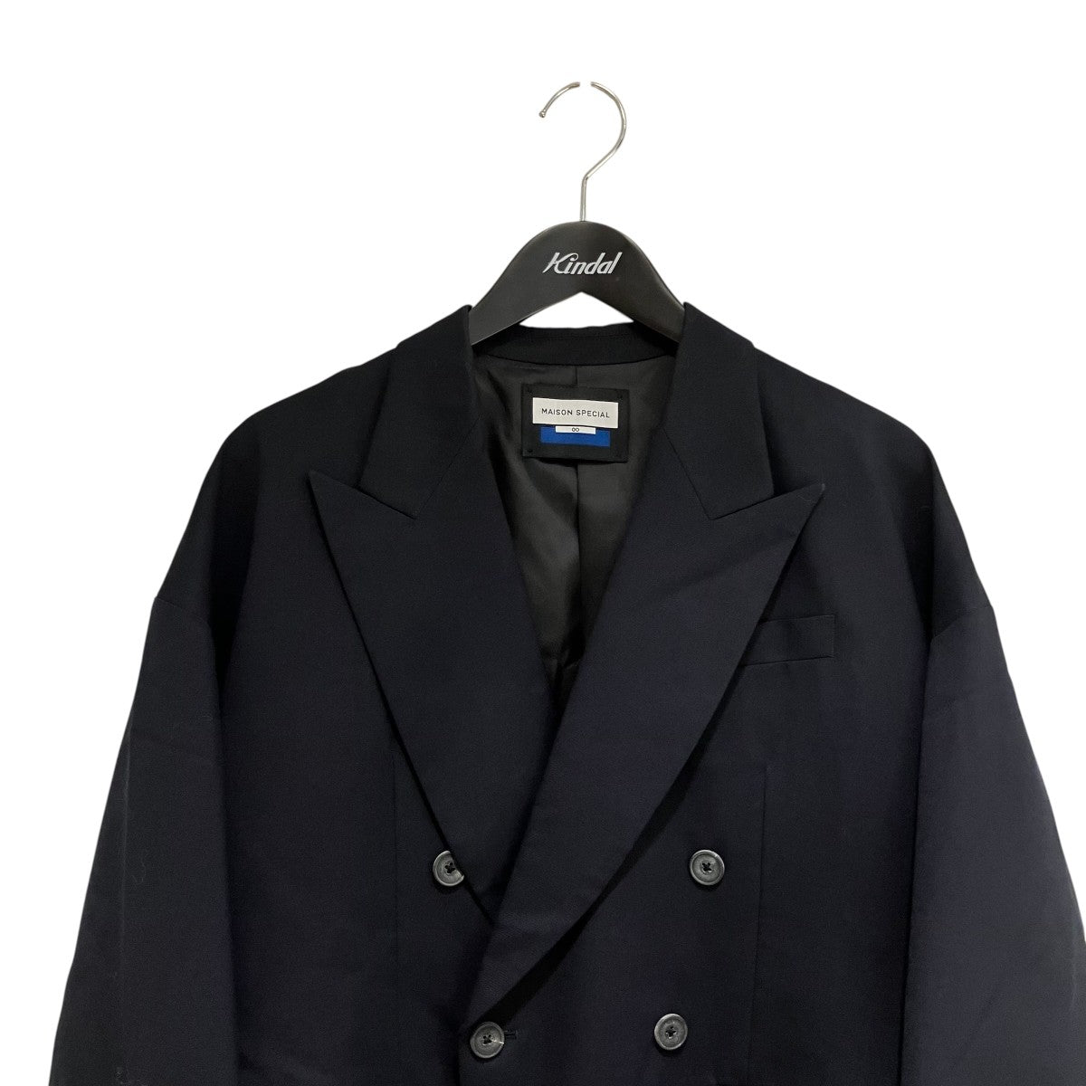 NISHIKAWA KEORI Gabardine Prime-Over Peaked Lapel Double Tailored Jacketテーラードジャケット11241111209