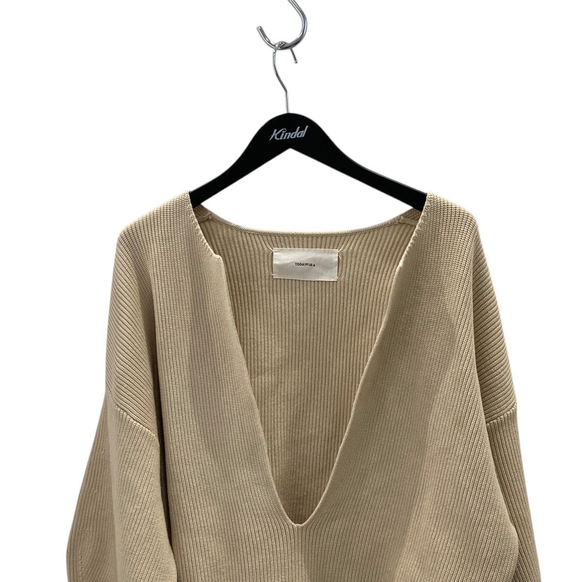 Slit Neck Knit厚手ニット12010506