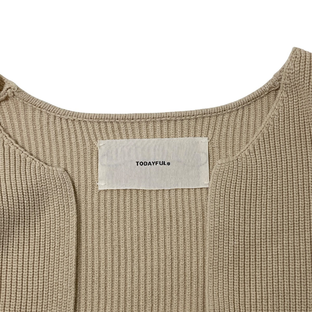 Slit Neck Knit厚手ニット12010506