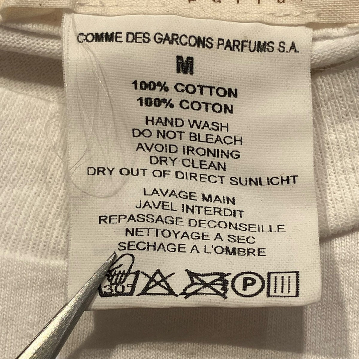 COMME des GARCONS PARFUMS RED VELVET半袖Tシャツ 古着・中古-6枚目のアイテム画像