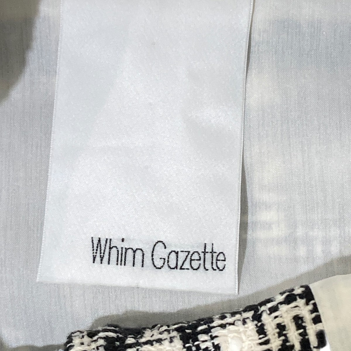 Whim Gazette フロントボタンスカートツイードスカートWGZ1051101A0003 古着・中古-6枚目のアイテム画像