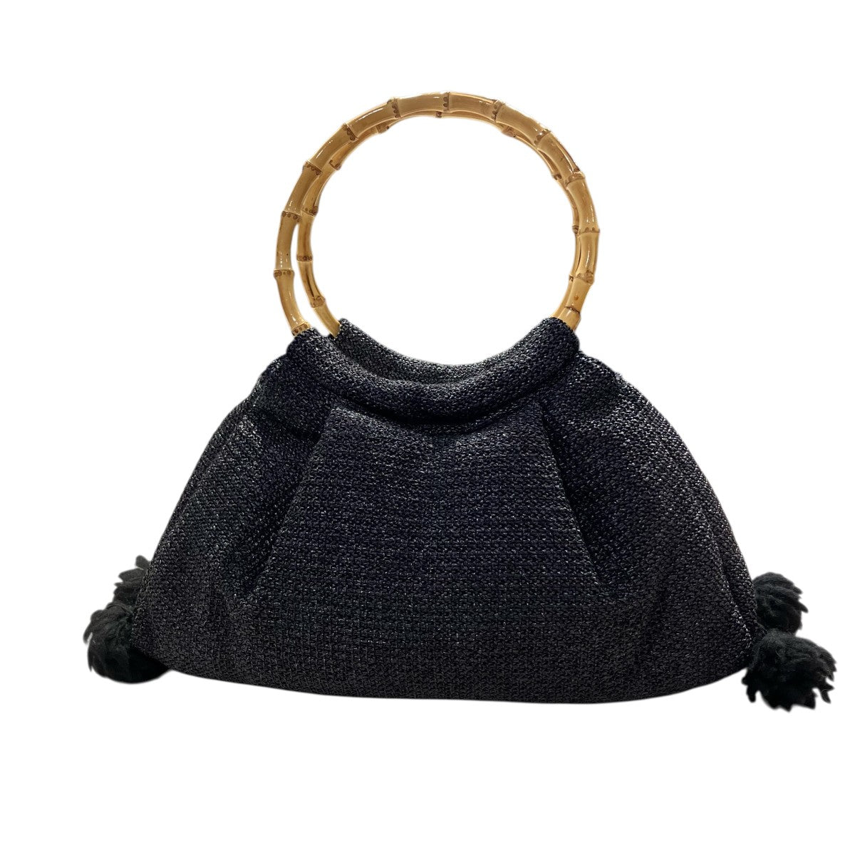 tricot COMME des GARCONS バンブーハンドルトートバッグTR-K 201 古着・中古-2枚目のアイテム画像