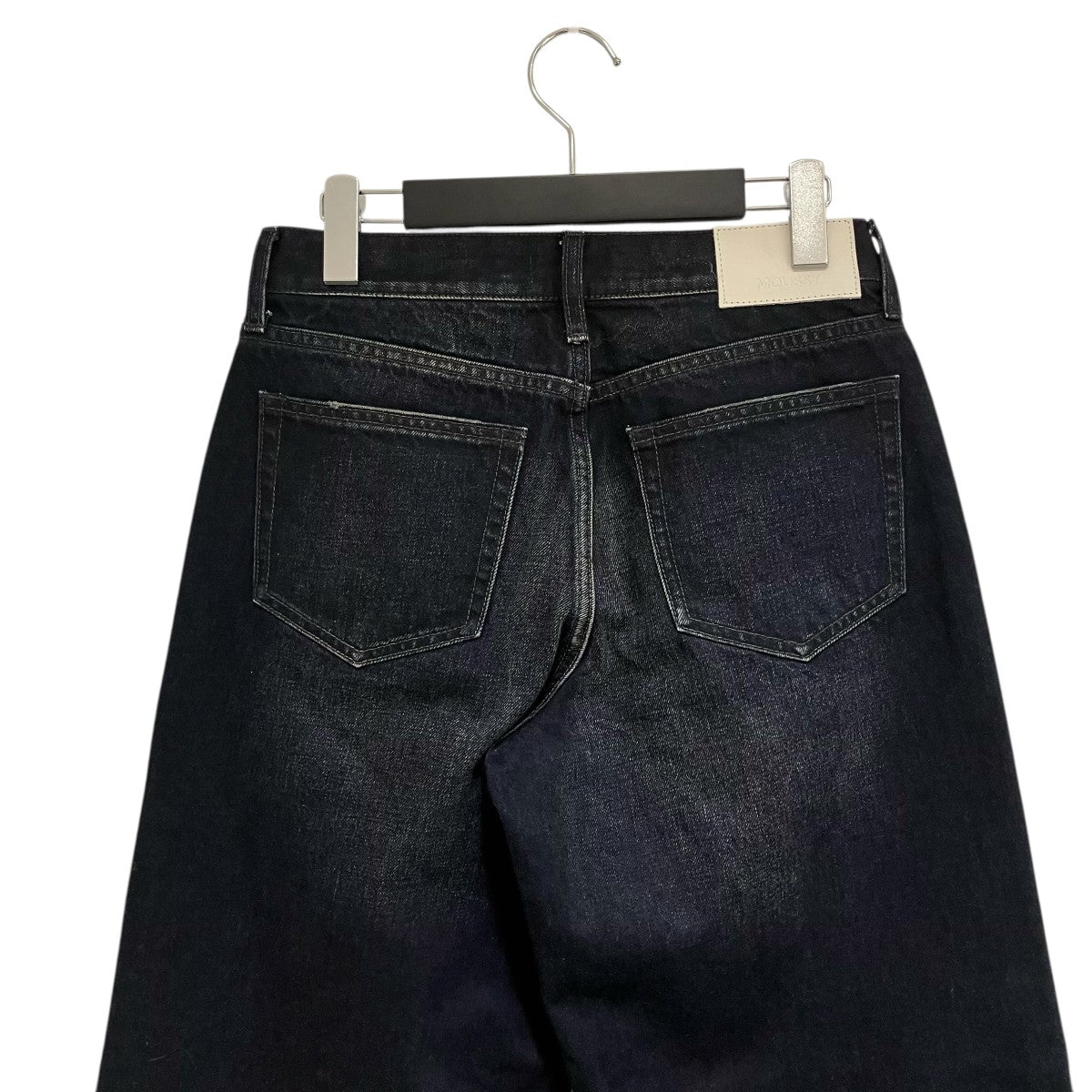 moussy DIRT EFFECTED WIDE STRAIGHTデニムパンツ010JS111-1851 古着・中古-4枚目のアイテム画像