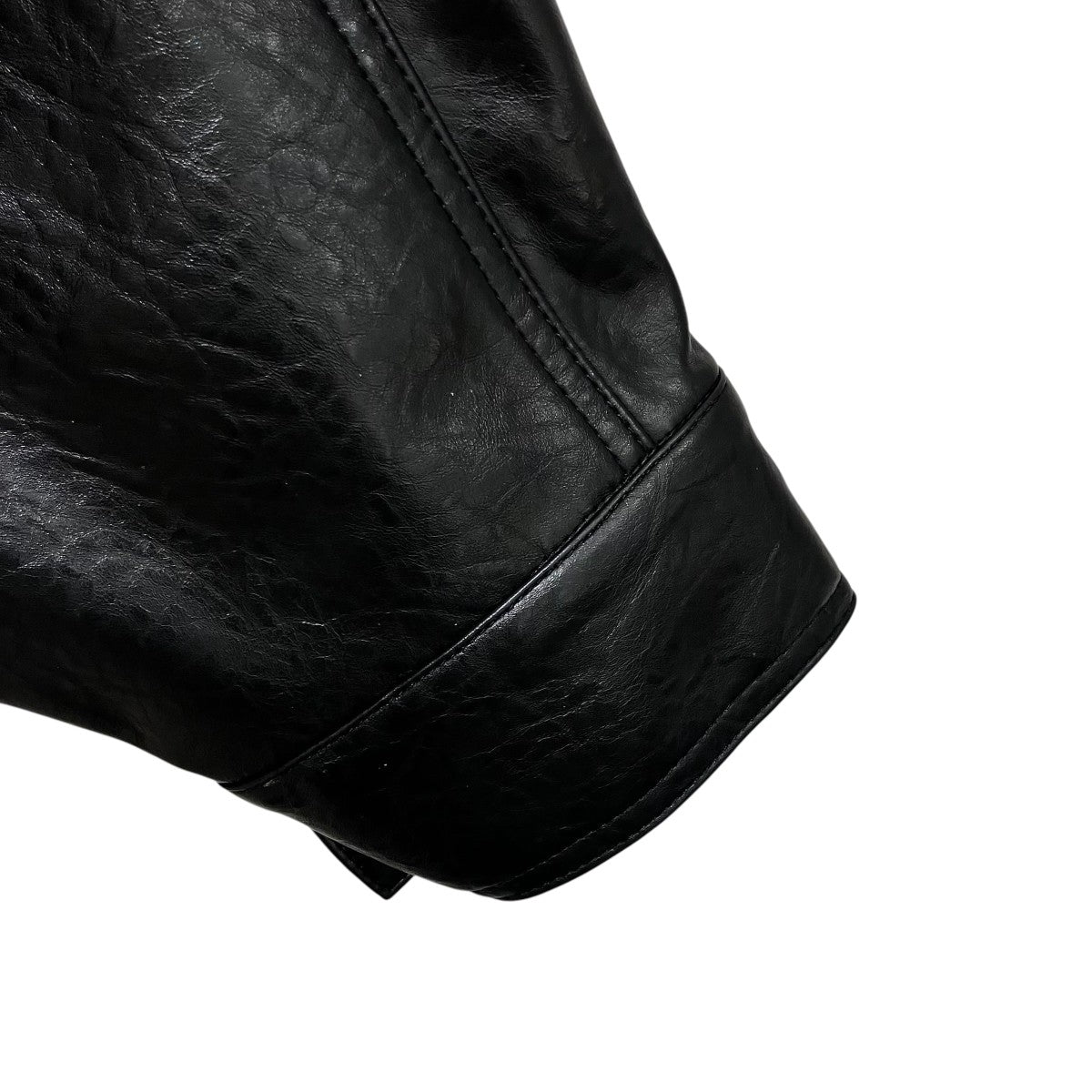 F LEATHER GATHERブルゾンジャケット010IA230-4541
