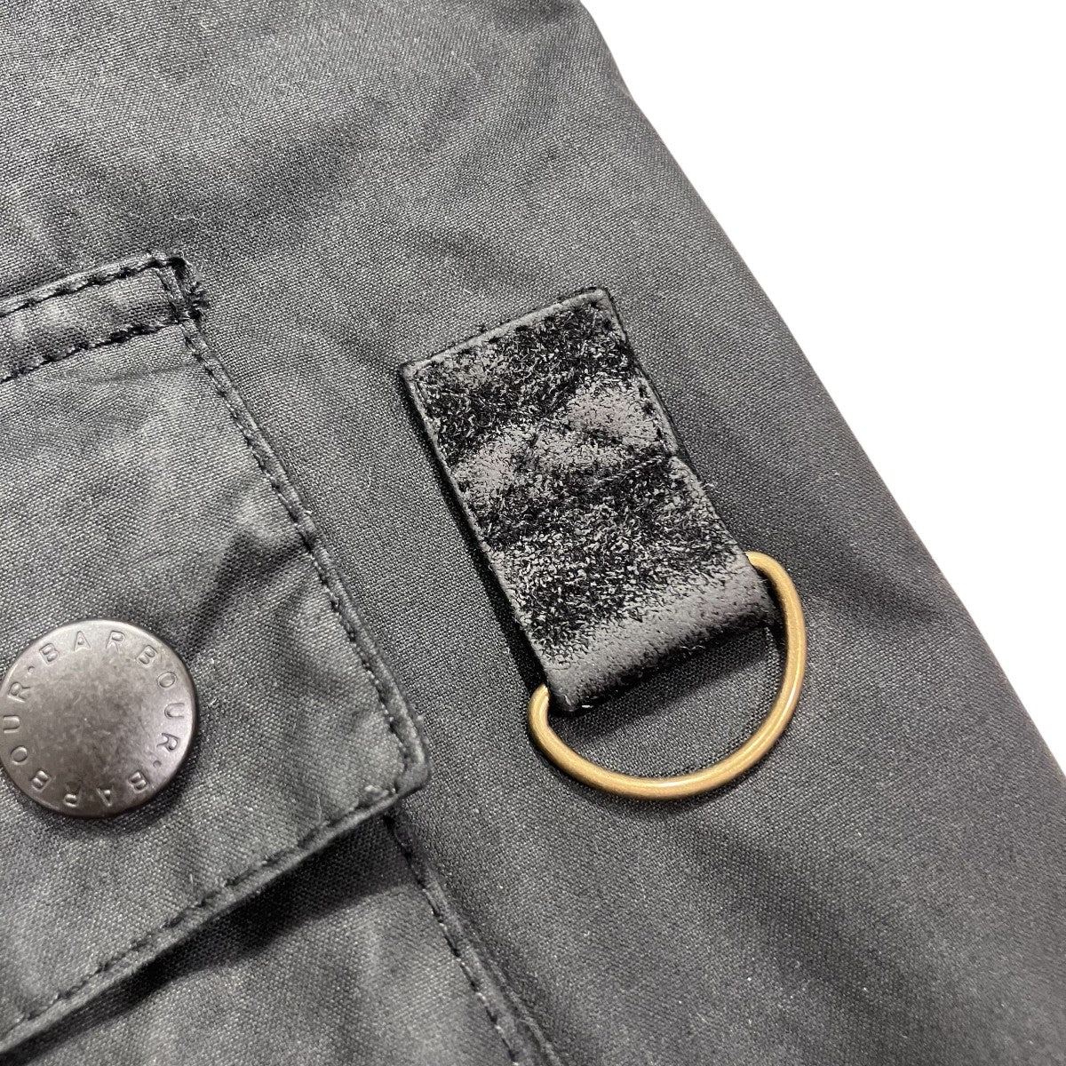 Barbour 23AWブラック Bshop別注 BLYTH オイルドジップブルゾン222MWX2133 古着・中古-5枚目のアイテム画像