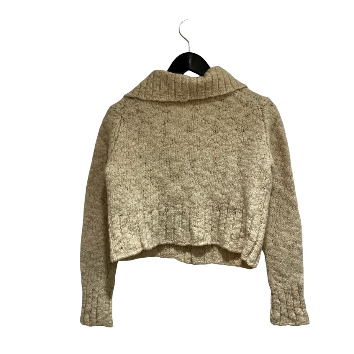 wool slub Knit short cardiganニットカーディガンA21AC04SY