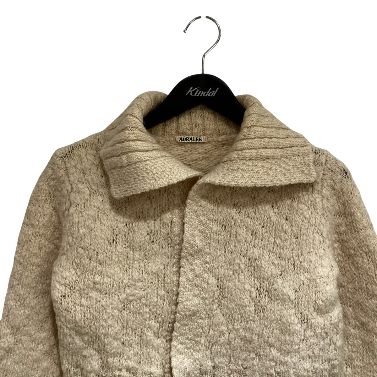 wool slub Knit short cardiganニットカーディガンA21AC04SY