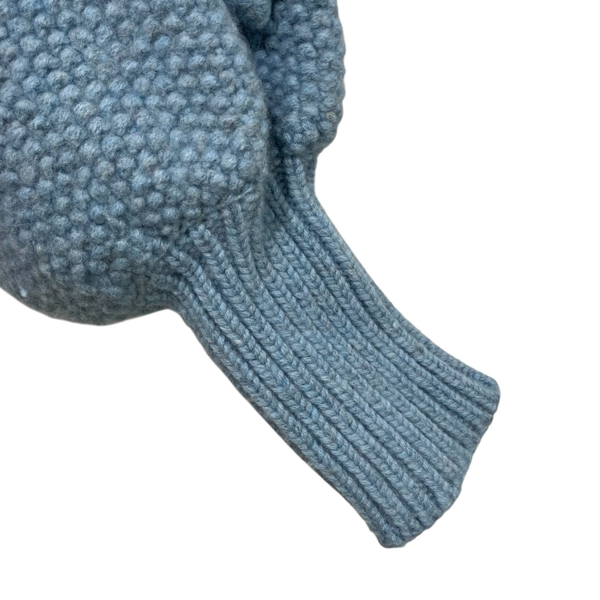 WOOL CASHMERE PONPON KNIT CARDIGAN厚手カーディガン21204738