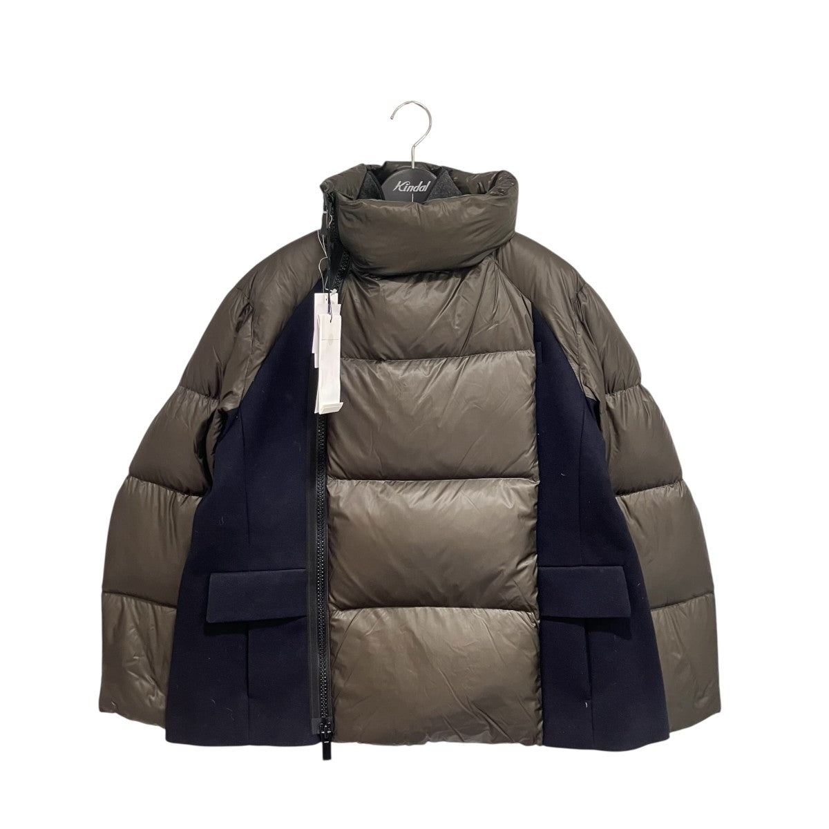 sacai Wool Melton x Paddedドッキングダウンジャケット24-07463 古着・中古-1枚目のアイテム画像