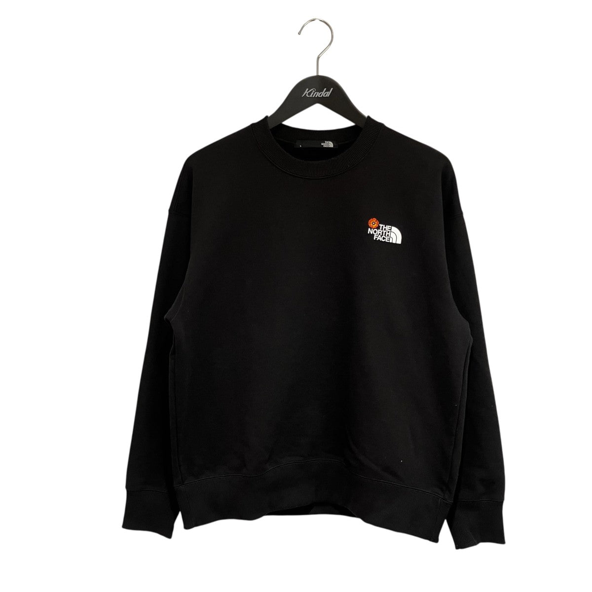 Flower Logo Crew長袖トレーナーNT12337