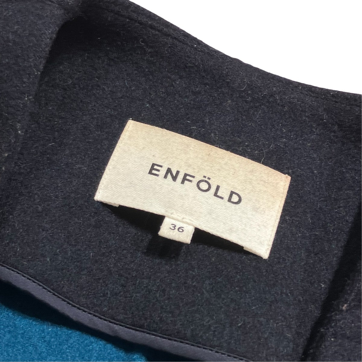 ENFOLD ノーカラーコート300CA630-1680 古着・中古-6枚目のアイテム画像