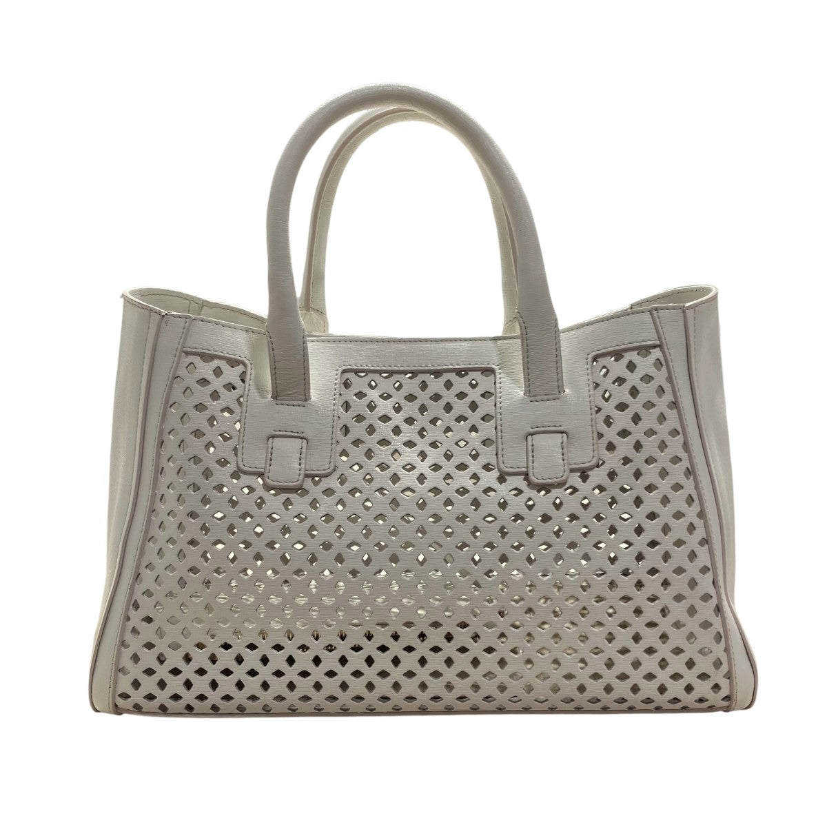 FURLA 牛革パンチングトートバッグ163348 古着・中古-4枚目のアイテム画像